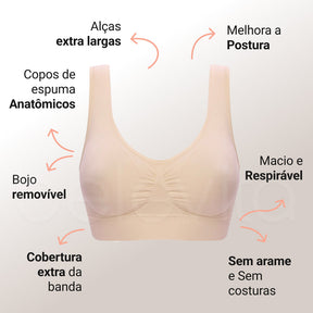 Combo: Short Modelador Slim Shape + Sutiã Comfort Pro