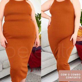 Combo: Short Modelador Slim Shape + Sutiã Comfort Pro