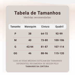 Short Modelador Skin Compression sem costura + Brinde Calcinha Modeladora