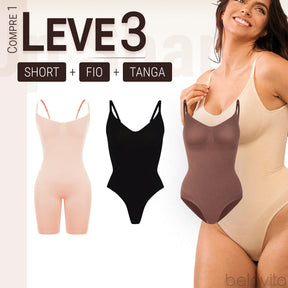 Body Modelador - Up Shaper | PAGUE 1 LEVE 3 + Brinde Calcinha Modeladora